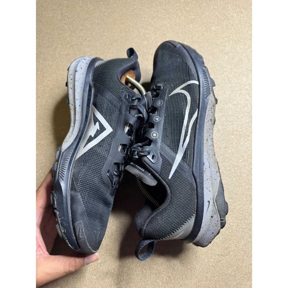 Nike Terra Kiger 9 Trail Running Shoes Black Silver DR2694-001 Mens 10